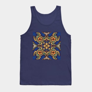 Tapa Turtles - cobalt Tank Top